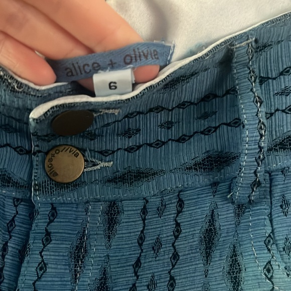 One of a kind hand dyed Alice + Olivia pants - Picture 2 of 6